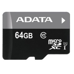 ADATA 64GB MicroSDHC CLASS10 - High-Speed Storage Solution (AUSDX64GUICL10-RA1)
